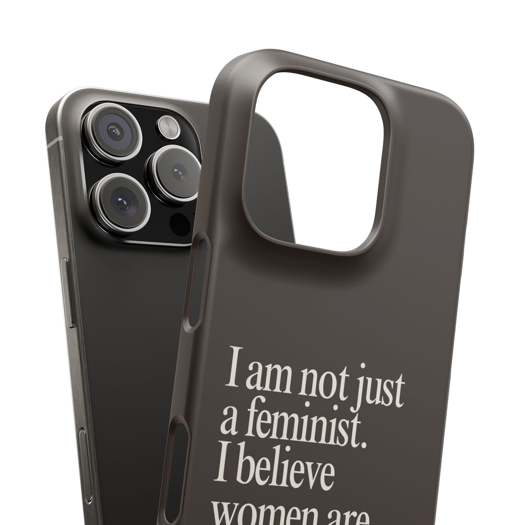 Women Are Better Than Men Phone Case, Funny Feminist iPhone Case
