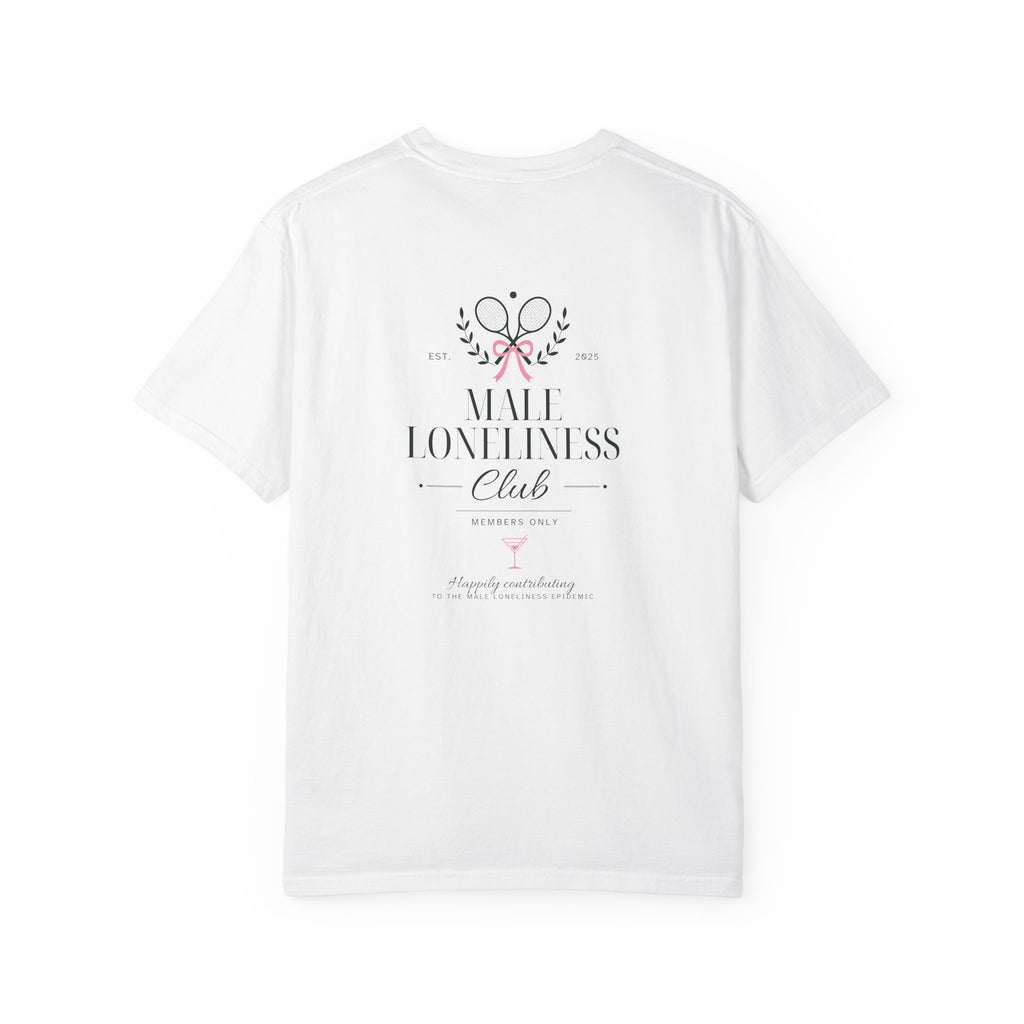 Male Loneliness Tennis Club T-Shirt