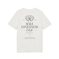 Male Loneliness Club Back Print Shirt, Funny Feminist Tennis Club Tee, White Oversized T-Shirt