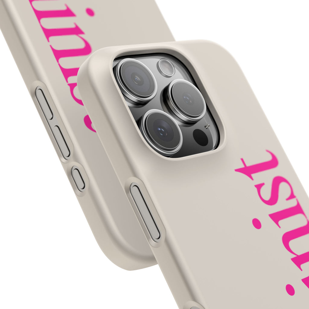 Proud Feminist Cream Phone Case