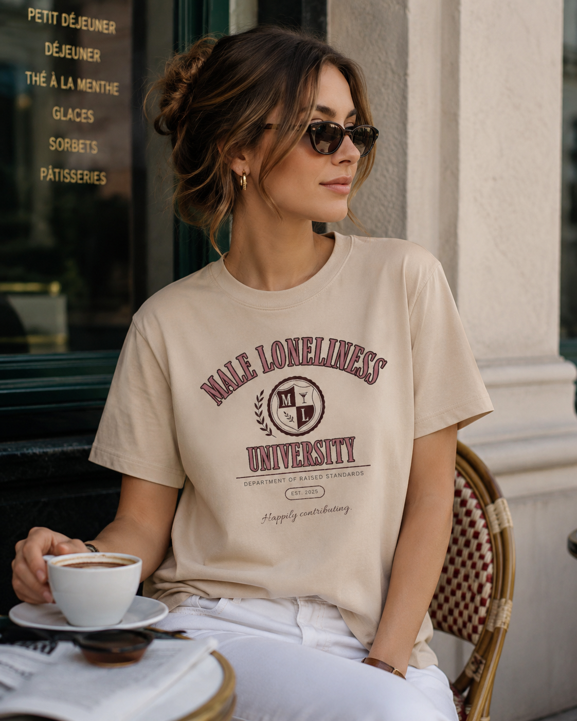 Male Loneliness University Shirt | Funny Feminist College Tee