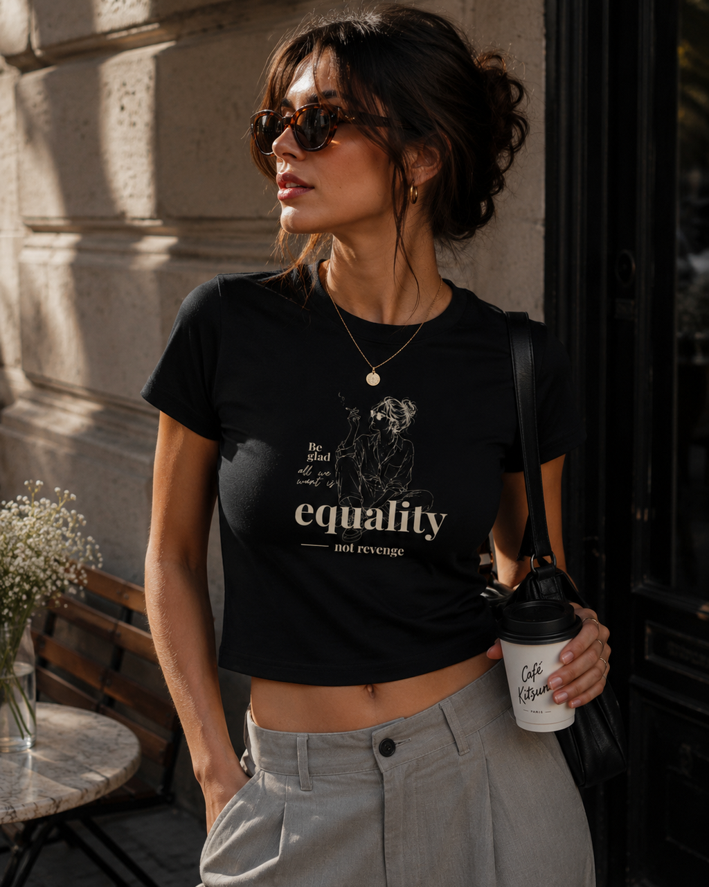 Equality, Not Revenge Fitted Baby Tee