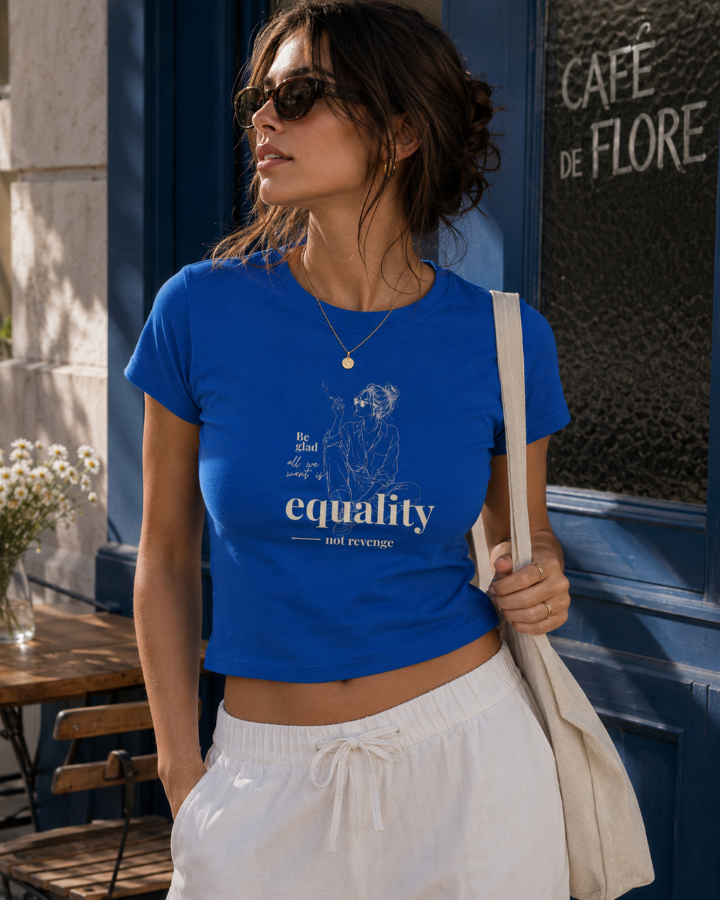 Equality, Not Revenge Fitted Baby Tee