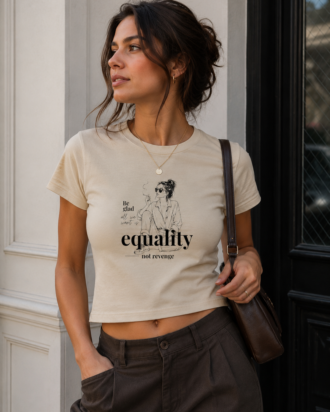 Equality, Not Revenge Fitted Baby Tee