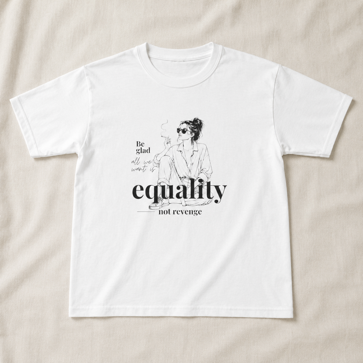 Equality, Not Revenge Fitted Baby Tee