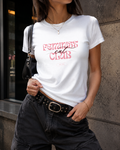 Feminist Cat Club Fitted Baby Tee