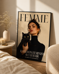 Raised on Feminism and Cat Hair Poster