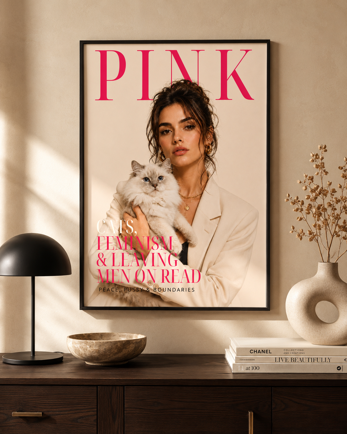 Cats, Feminism & Leaving Men on Read Poster