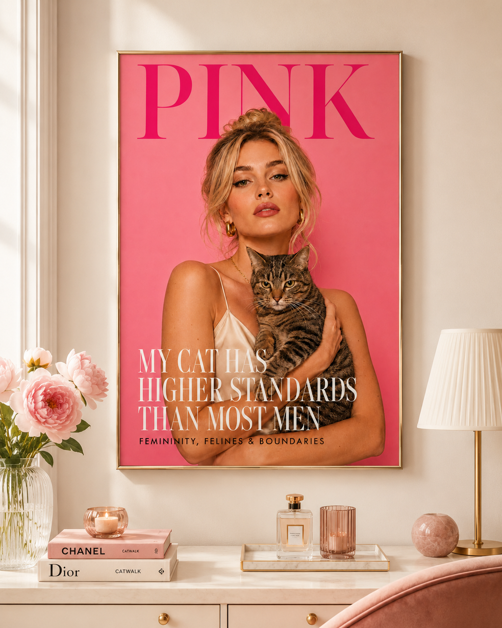 My Cat Has Higher Standards Than Most Men Poster