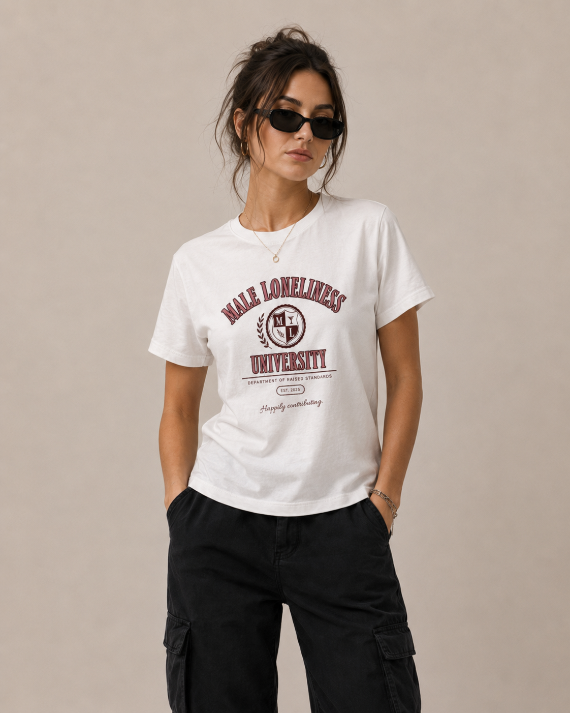 Male Loneliness University Shirt