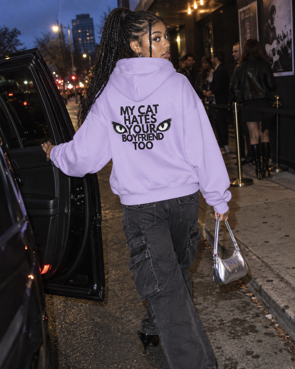 My Cat Hates Your Boyfriend Too Hoodie