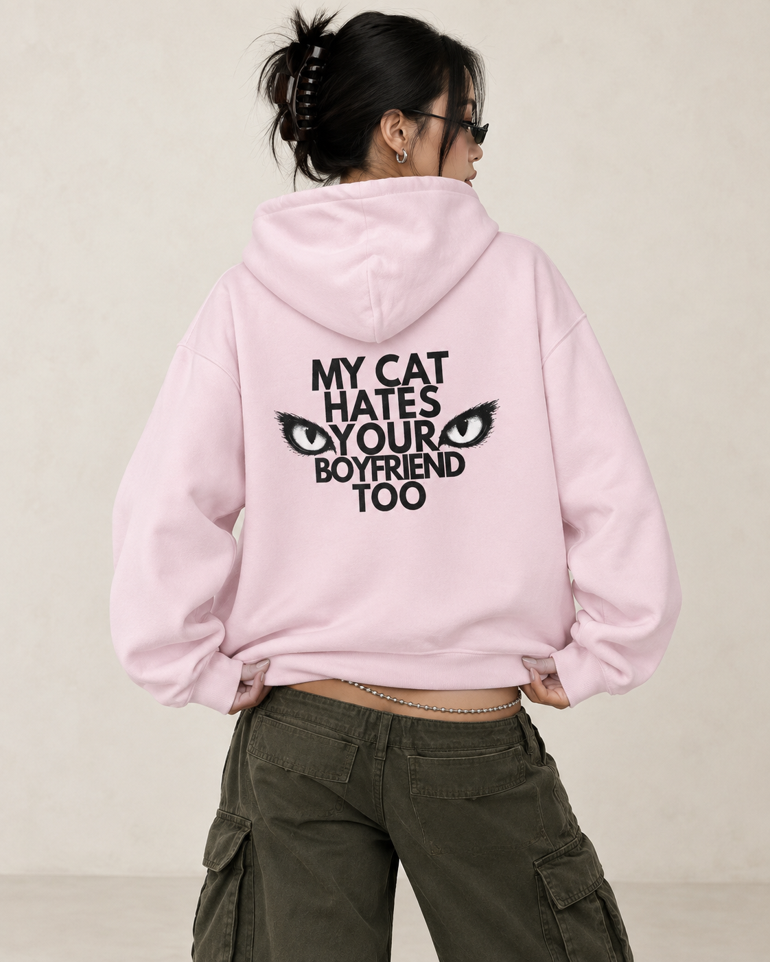 My Cat Hates Your Boyfriend Too Hoodie