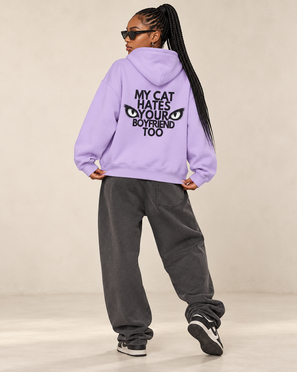 My Cat Hates Your Boyfriend Too Hoodie