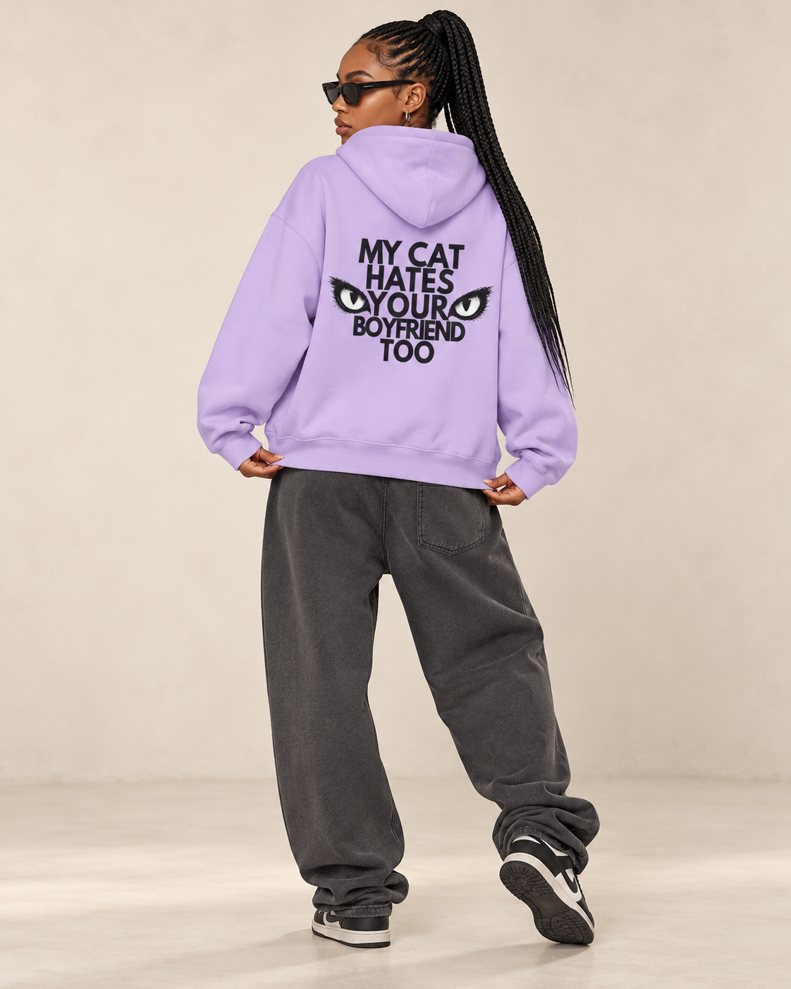 My Cat Hates Your Boyfriend Too Hoodie