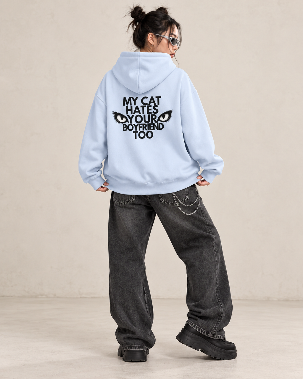 My Cat Hates Your Boyfriend Too Hoodie