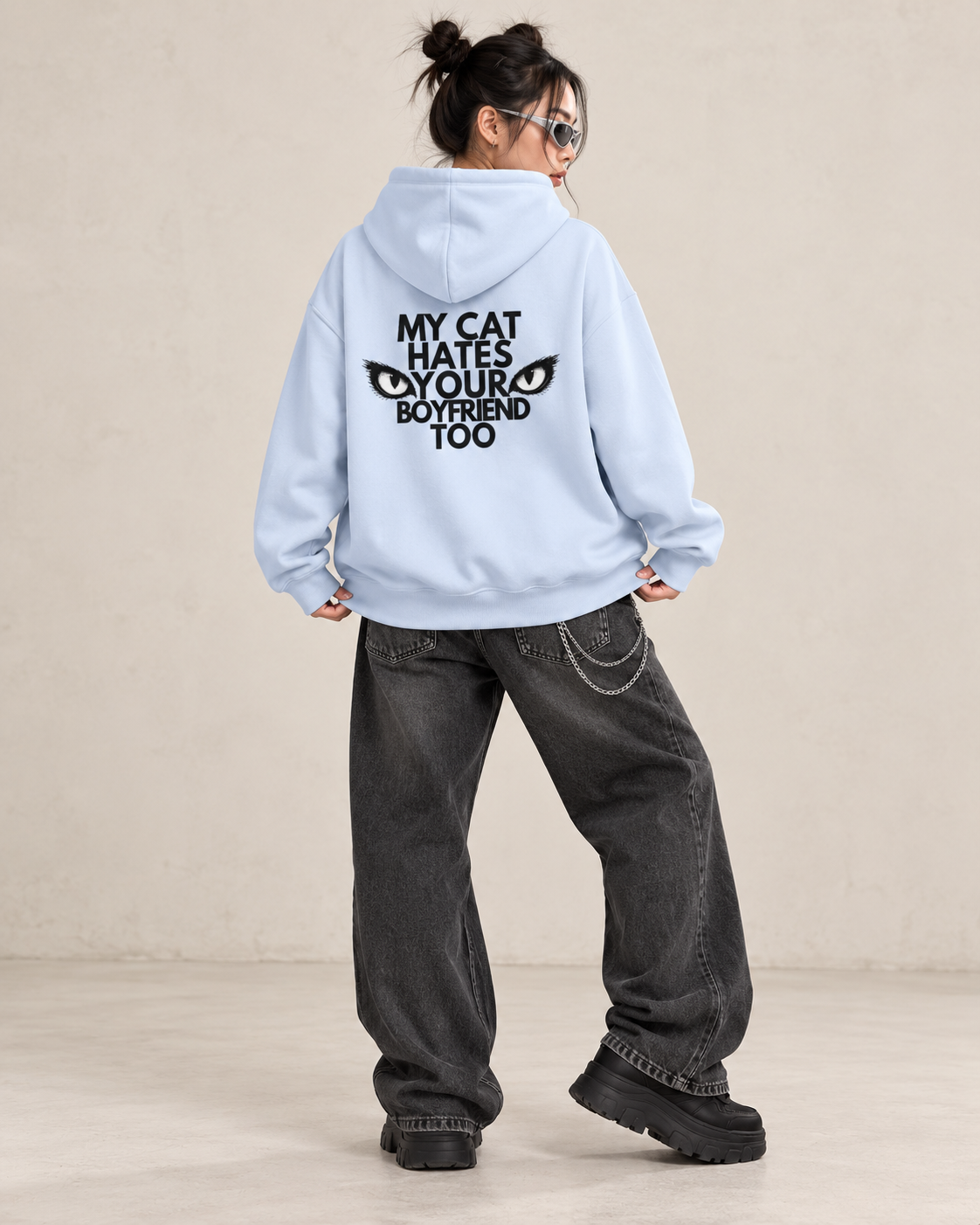 My Cat Hates Your Boyfriend Too Hoodie