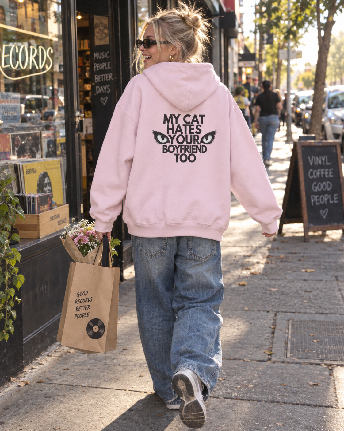 My Cat Hates Your Boyfriend Too Hoodie