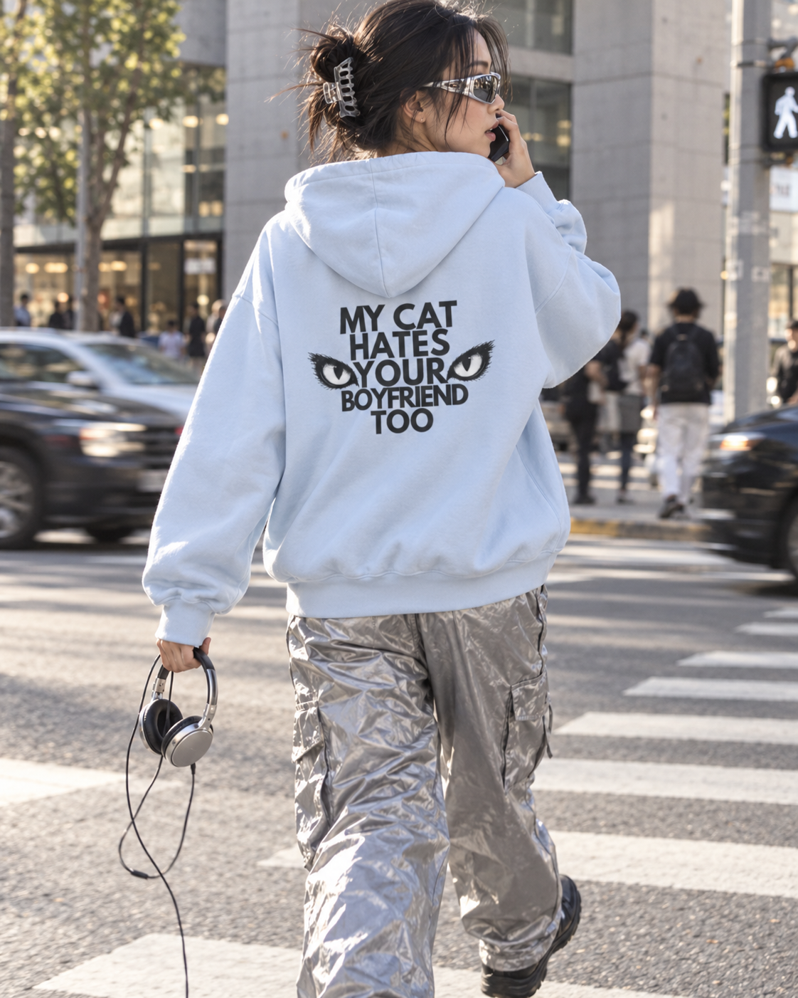 My Cat Hates Your Boyfriend Too Hoodie