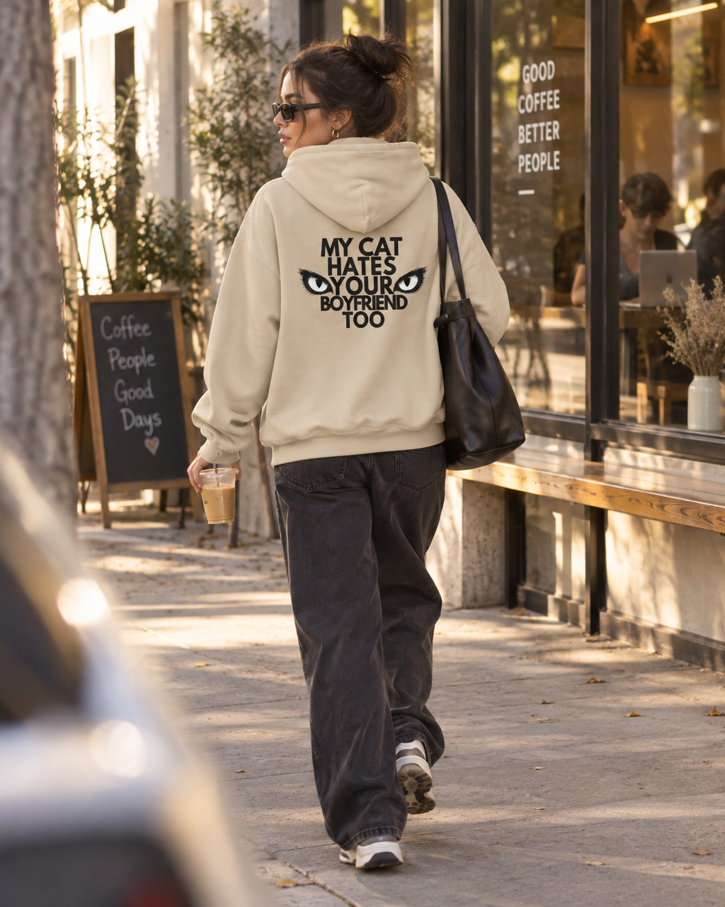 My Cat Hates Your Boyfriend Too Hoodie