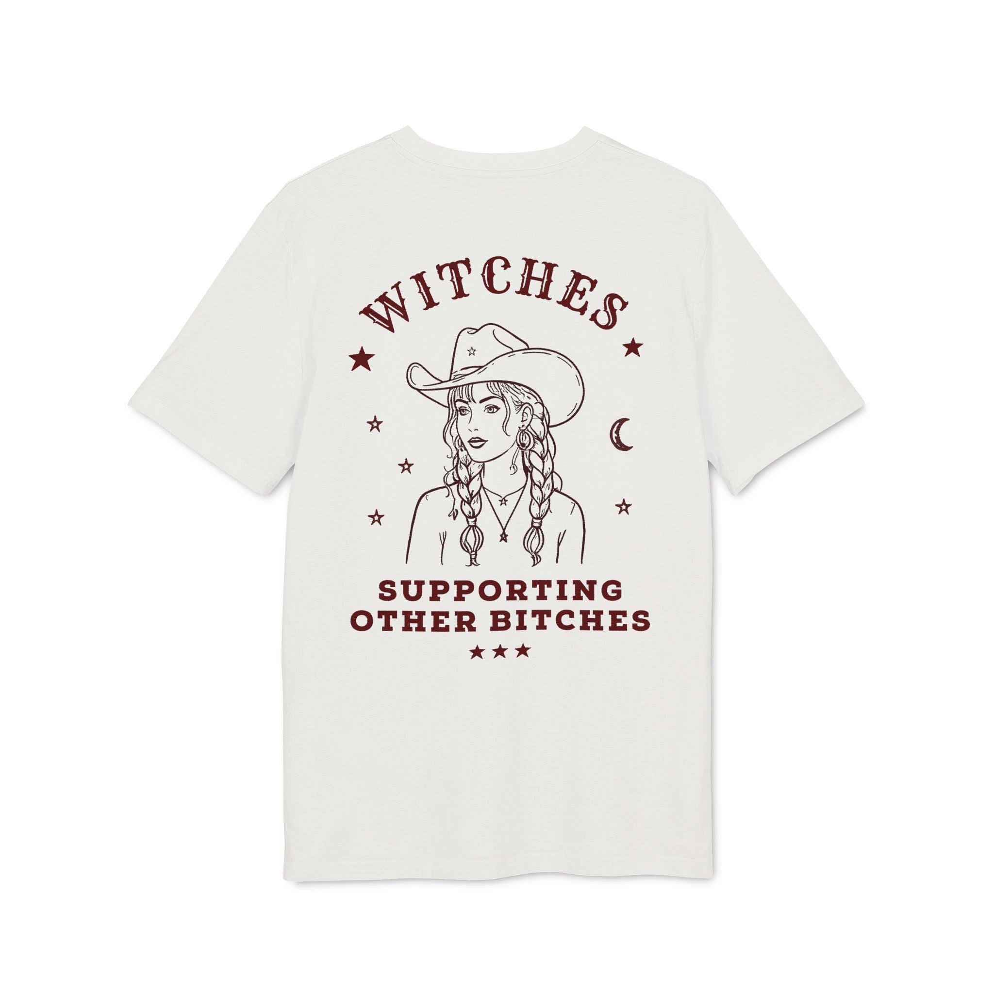 Witches Supporting Other Bitches Cowgirl Back Print Tee