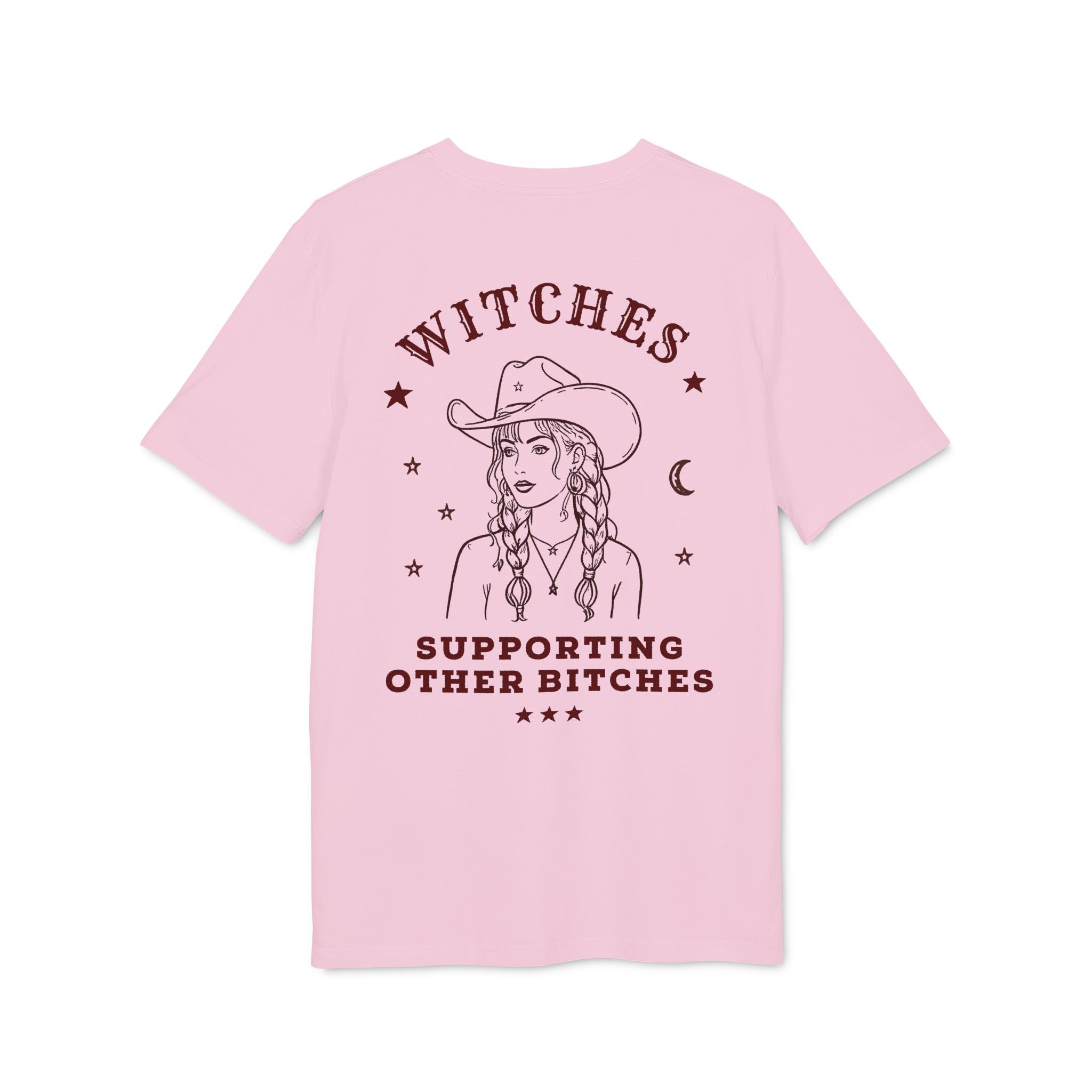Witches Supporting Other Bitches Cowgirl Back Print Tee