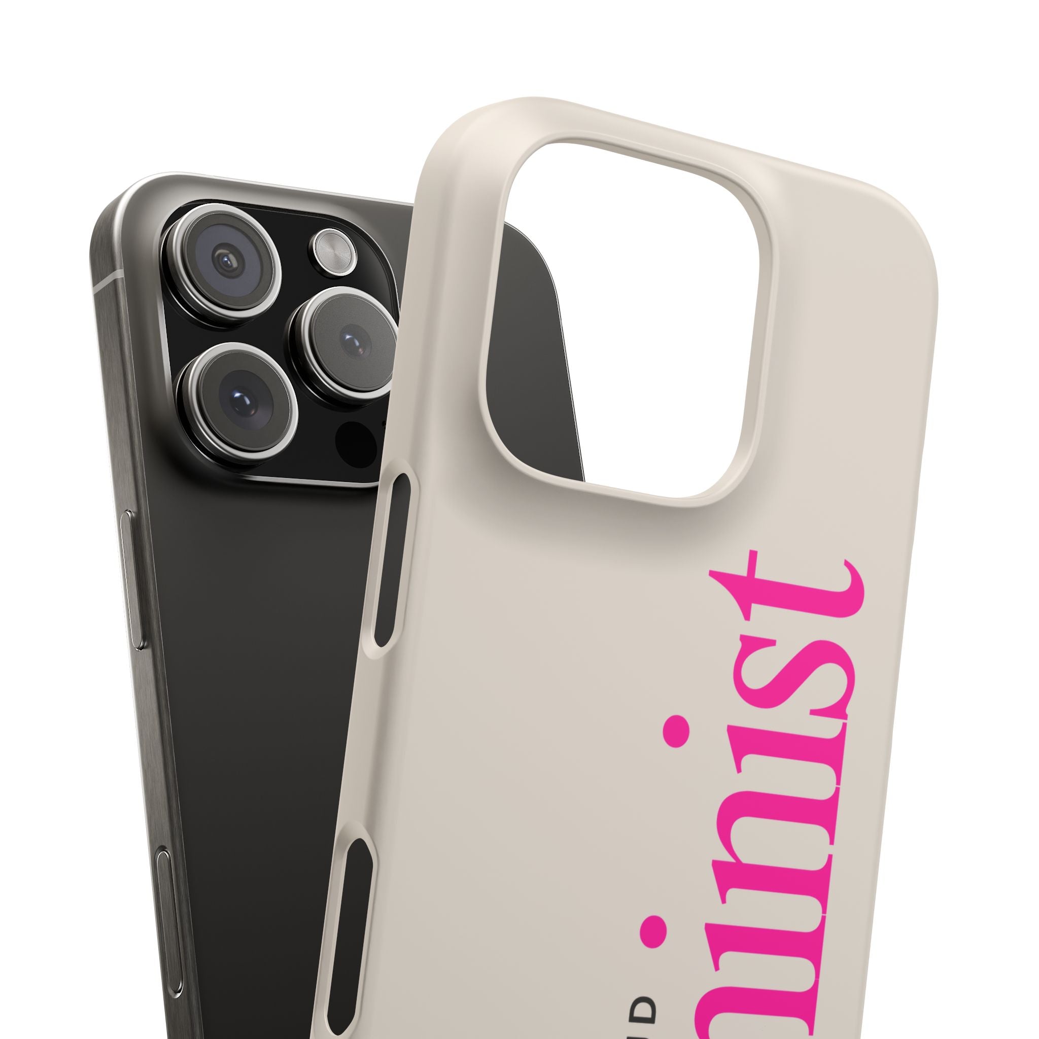 Proud Feminist Cream Phone Case