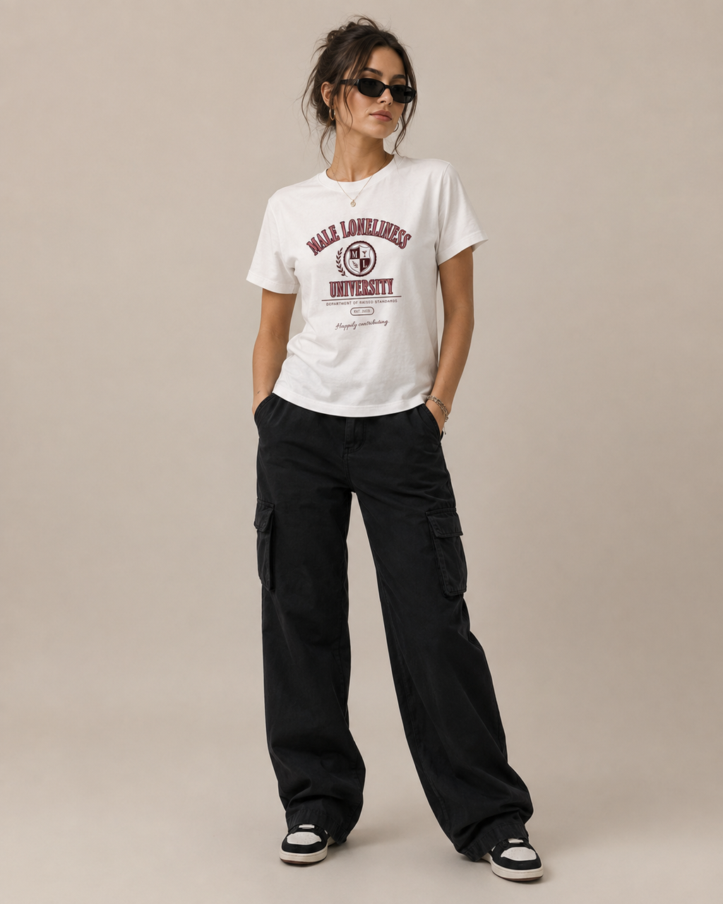 Male Loneliness University Shirt | Funny Feminist College Tee