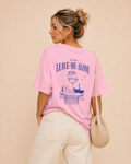 Leave Me Alone Era Back Print Shirt, Funny Graphic Tee, Blue Statement T Shirt